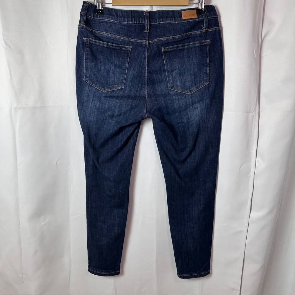 Judy Blue Dark Wash Pull-on Skinny Jeans - Size 15/32 - Picture 2 of 8